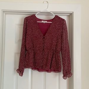 Floral Madewell top
